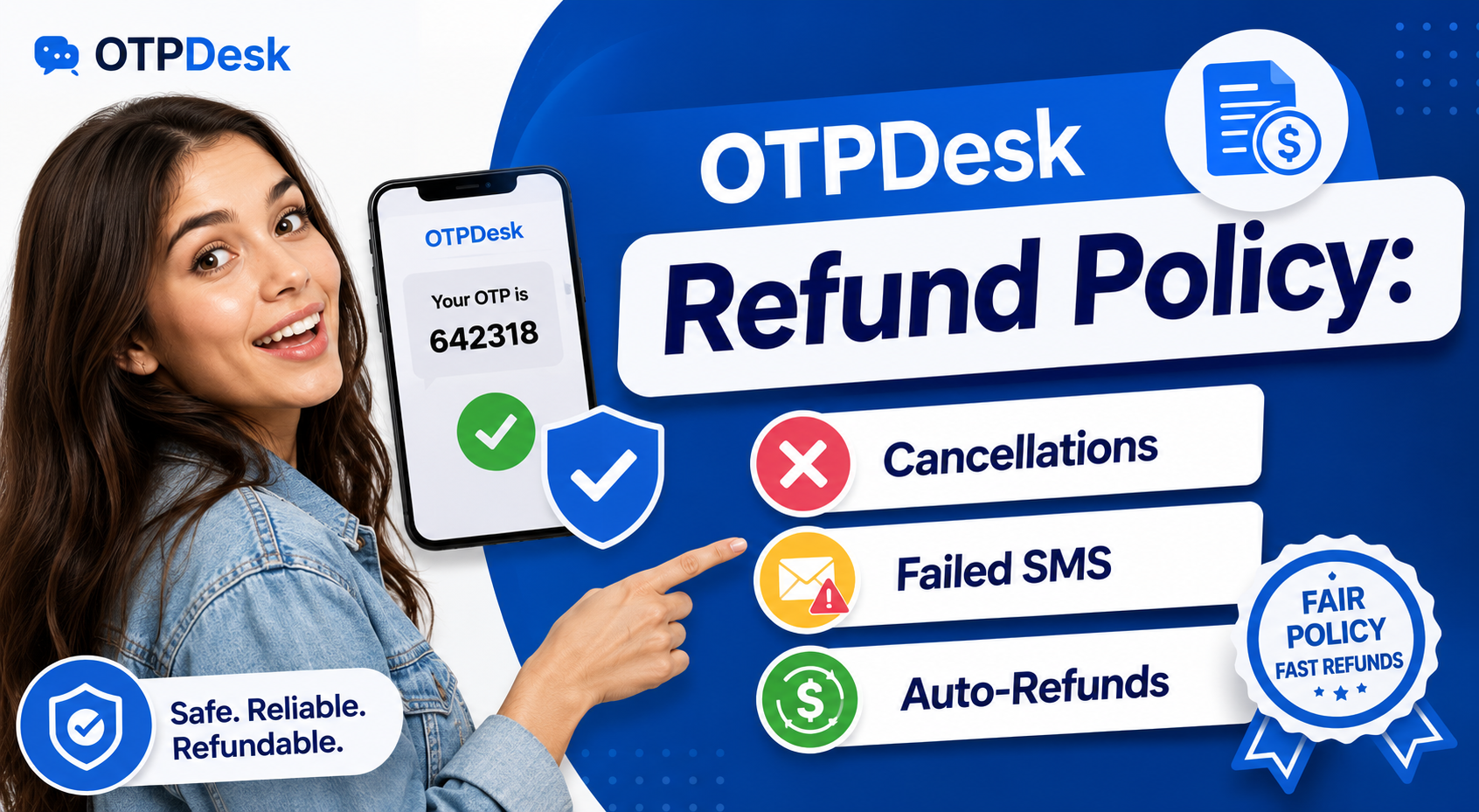 OTPDesk Refund Policy: Cancellations, Failed SMS & Auto-Refunds